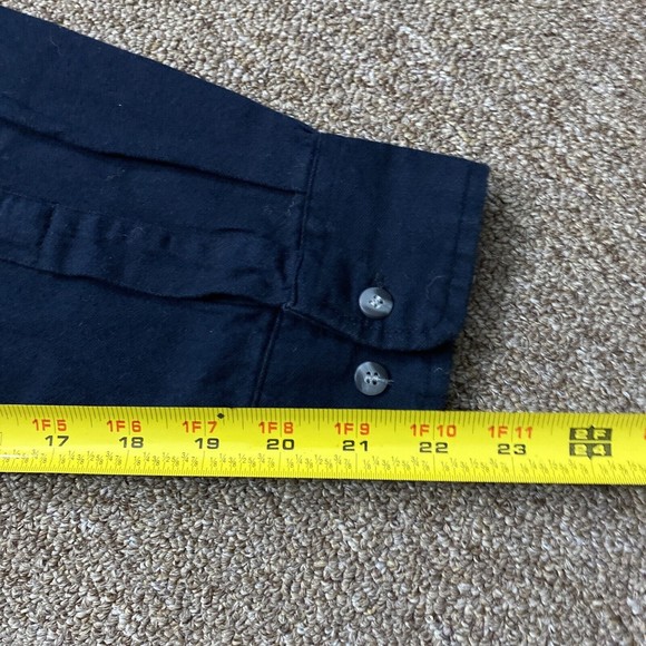 NOS New Planet Hollywood Chicago Denim Shirt Denim Button Up L Taiwan ROC RARE - Picture 2 of 10